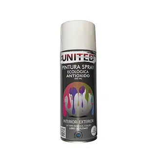 Pintura Aerosol Blanco Anticorrosivo United 400 Ml