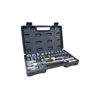 Juego De Copas 32 Piezas–6 Y 12 Puntas | Cr-V 1/2″ | 8-32mm