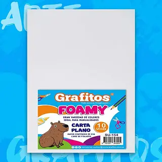 Foamy Carta Grafitos Liso