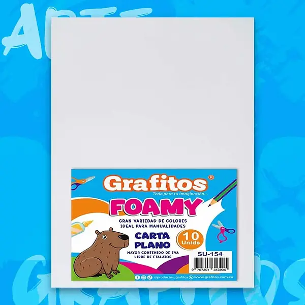 Foamy Carta Grafitos Liso
