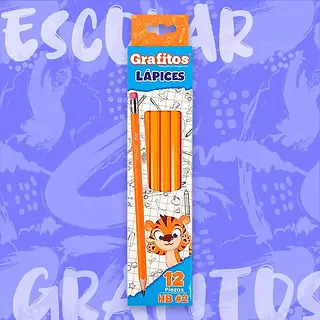 Lápiz Hexagonal Grafito Hb # 2