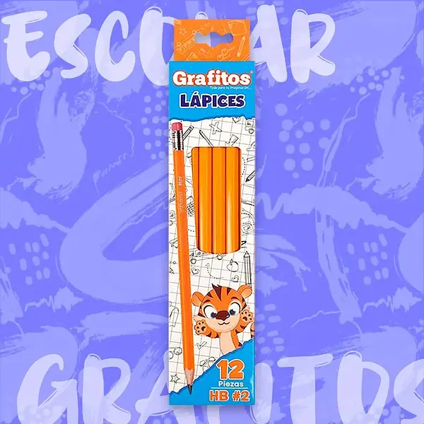 Lápiz Hexagonal Grafito Hb # 2