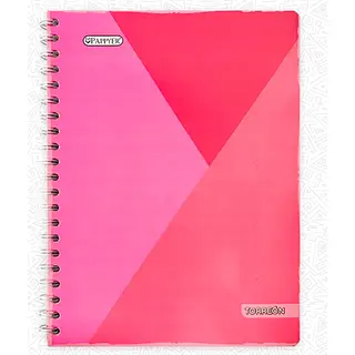 Cuaderno Argollado 105 Cuadros Dama